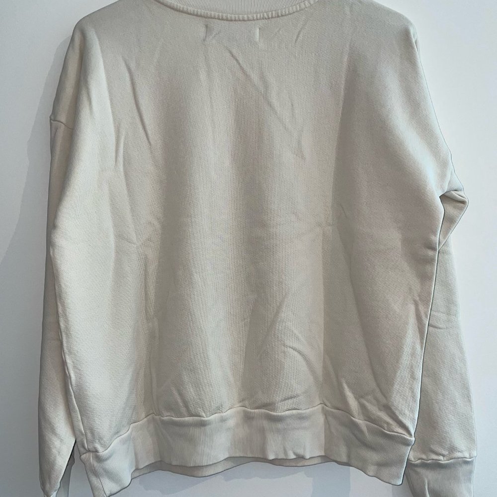 SPRWMN White Cotton Tiny Logo Sweatshirt - Picture 5 of 8
